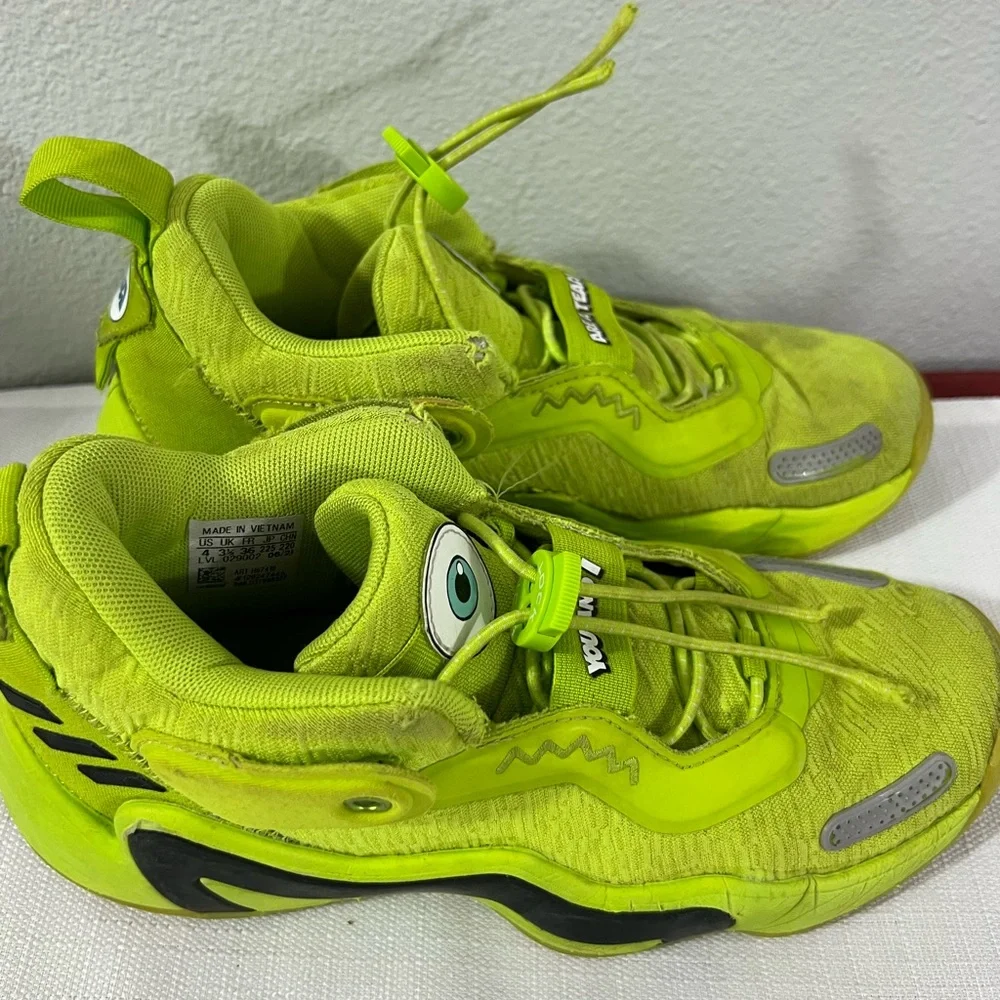 Adidas Monsters Inc Mike Wazowski shoes size 4‎ - Picture 2 of 4